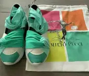 EMILIO PUCCI City Up Ruffle Trainers Slip-On Sneakers Shoes 37