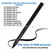 4096 Stylus Pen USB Charge For Microsoft Surface Pro 3 4 5 6 7 Go Book Studio