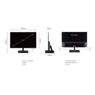 ViewSonic 優派 VA2432-H 24吋 IPS 薄邊框 螢幕 電腦螢幕 液晶螢幕 現貨 廠商直送