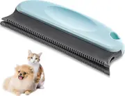 Pet Hair Remover Brush Cat Dog Hair Remover Comb Lint Remover For Furniture, Carpet, Clothing, Blankets, Car, Bed (light Blue)