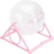 PERSELOSO 1Pc Hamster Running Wheel Durable Pet Exercising Plaything with Non Slip Stripes for Random Color for Pets to Enjoy Indoor Exercise Random Color