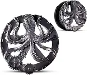 [ERKUOO] 2PCS Octopuses Ear Gauges Piercing Screw Fit Tunnels Ear Plugs Expander Hangers Earrings Jewelry