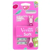 Gillette Simply Venus Women's Razor Handle & 4 Blade Refill