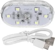 Mobestech Car Interior LED Light Touch Activated USB Rechargeable Decorative Car Atmosphere Lamp