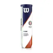 Wilson Roland Garros Clay Court Tennis 4-Ball Can
