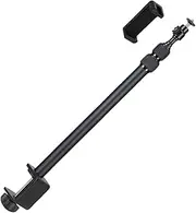 BIUDECO Adjustable Camera Desk Mount Stand Versatile Tabletop Clamp for Streaming Photography Lighting Height Range Rotating Ball Head Compatible with Devices
