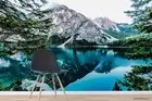 3D Lake Mountain Wallpaper Wall Mural Removable Self-adhesive 173