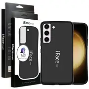 iFace Case For Galaxy S23 Slimming Drop Proof Shockproof Hard Silicone Back Cover (Black)