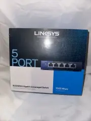Linksys LGS105 5-port Business Desktop Gigabit Switch Brand new