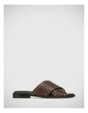 [Wittner] Connie Leather Slide in Brown