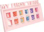 BESPORTBLE Photo Frame Month Growth Picture Display for Boy Girl Modern Minimalist Keepsake Frame for Home Decor for Newborn Girl