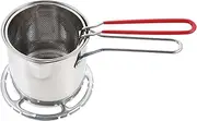 BESTOYARD Deep Fryer Mesh Basket Small Fryer Pot Handle for French Fries Vegetables