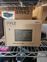 Pyle Professional USB Audio Interface with MIC/LINE, Guitar AUX Stereo & RCA f6