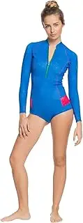 Roxy Womens 1.0 Popsurf Front Zip Long Sleeve Cheeky Springsuit