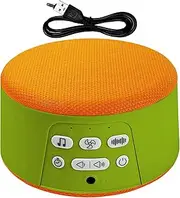 White Noise Machine,White Sound Machine for Sleeping | Portable Electronic Gadgets with Auto-Off Timer Function Rechargeable for Adults Baby Kids Soothing Meditation