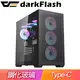 darkFlash 大飛 DLX4000 MESH E-ATX 玻璃透側機殼《黑》(顯卡長42.5/CPU高18)