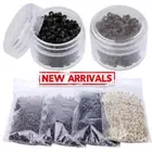 NANO Beads Rings Micro Silicone Lined Extensions 50/100/200/300/400/1000 AU SALE