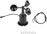Suesacy 0-70M/S Wind Speed Sensor Environment Signal Output Pulse Type Three Cups Wind Speed Sensor Anemometer DC5-30V