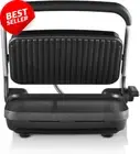 Café Style 2-Slice Sandwich Press, Non-Stick, Stand-Up Storage, Sandwich Maker