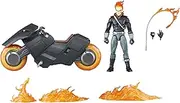 Marvel Legends Series Ghost Rider (Danny Ketch) with Motorcycle, Marvel 85th Anniversary Comics Collectible 6-Inch Action Figure