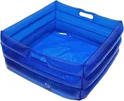 MYCENSE Inflatable Pool Foot Bath Basin Accessories,Above Ground Swimming Pools,for SPA,Treatment, Blue