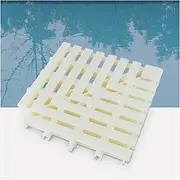 90 Degree Right Angle Grille Drain Cover, Anti-Slip Design, Plastic Drain Sewer Grate for Swimming Pool