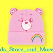 *NWT* Care Bears CHEER BEAR 3D Knit Pink Beanie HAT Unisex Adult OSFM