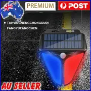 Alarm Light Wireless Solar Powered LED Strobe Motion Sensor Anti Theft Lamp AU