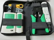 CAT6 CAT5 Network Cable Tool Kit Case Tester Crimper Stripper Cutter RJ45 RJ11