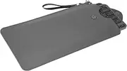 Geekria Keyboard Carrying Case Replacement for Razer Joro Portable Wireless/Logitech MX Keys Mini Keyboard, Vegan Leather Protective Travel Bag Keyboard Cover (Dark Grey)