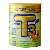 在飛比找鮮拾優惠-【SNOW 雪印】金T3 PLUS成長營養配方900gX6罐