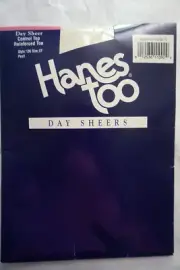 HANES TOO CONTROL TOP 'PEARL' DAY SHEERS/SIZE EF/NEW