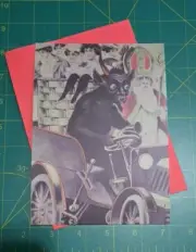 1x Krampus Holiday Greeting Christmas Postcard + Envelope (Style C) Card 5x7