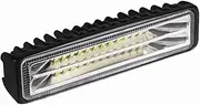 BYBDQKTVEH Universal LED Light Bar Fog Lights Fog Lamp for Trucks Car Tractors Offroad Boat ATV Spot Combo LED Bar Work Light Assembly 24W Work Light(Army Green)