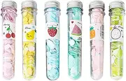 Daseeme Travel Portable Disposable Soap Flakes with Storage Box Soap Papers Scented Foaming Mini Paper Soap Hand Washing Cleaning Supplies