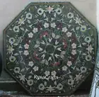 48 x 48" Restaurant Table / Marble Dining Table Top / Handmade Patio Side Table