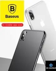 iPhone XS Max XR XS X Case Translucent White/Black Clear Soft Thin Cover*Baseus*