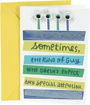 Hallmark Birthday Greeting Card for Him (Extra Attention)
