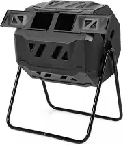 160L Large Compost Bin Tumbler Rotating Composter Waste Garden Bucket Extra 500l