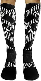 [veloToze] Velotose 43-47 Men's Aero Socks, Extra Extra Tall BLK L/XL