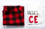 Carter's Boy's 2-Piece Buffalo Check Fleece Pajamas AW5 Red/Black Size 12 NWT