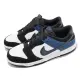 【NIKE 耐吉】Dunk Low 男鞋 女鞋 藍 黑 休閒鞋 Industrial Blue 小閃電(FD6923-100)