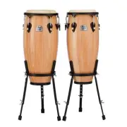 Pearl Percussion Primero Series Wood Conga Set 10" & 11" Natural