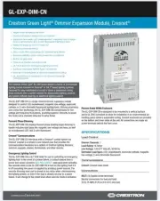 Crestron GL-EXP-DIM-CN Green Light® Dimmer Expansion Module.