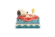 Peanuts by Jim Shore Snoopy and Woodstock in a Floatie