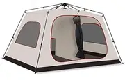 Person Tents for Camping, Instant Backpacking Quick Tent Easy Set Up, Portable Person Dome Tent for Hiking & Mountain Outdoor, with Rainfly and Ventilated Top Mesh