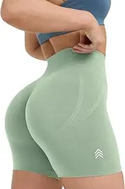 [TRYTO] Easy Collection Women Effortless Seamless Shorts Workout Scrunch Shorts