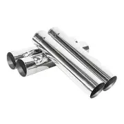 4 pcs Thicken Stove Pipe Kit 3.5inch Chimney Flue for Vent Smoke & Exhaust