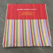 NEW Jumbo Fabric Reusable Textbook Book Cover One Size Fits Most Made For Target