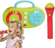 Kids Karaoke Machine | Karaoke Speaker Singing Machine Multi-Functional Microphone,Electric Educational Playset for Age 3+ Music Instrument Toy for Birthday